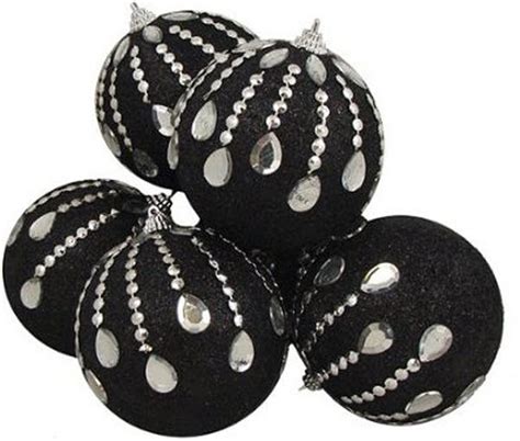 Black Christmas Ornaments